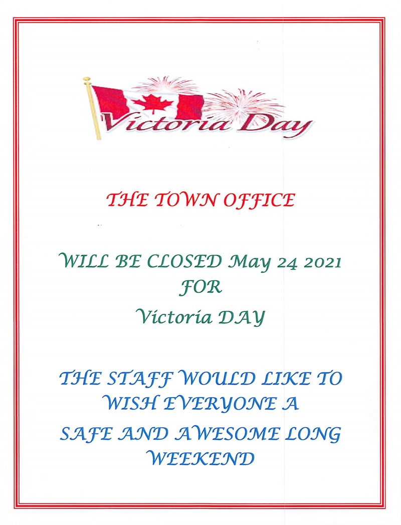 Victoria Day Office Closed