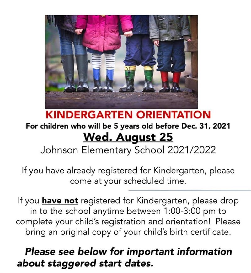 Kindergarten Orientation & Registration