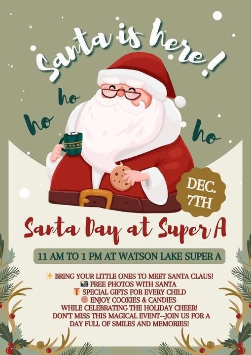 Santa Day at Super A Foods
