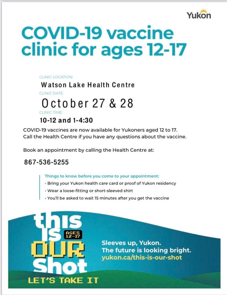 Covid-19 Vaccine Clinic for Ages 12-17