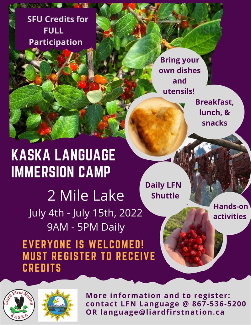 Kaska Language Immersion Camp