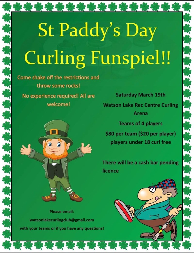 St Paddy's Day Curling Funspiel