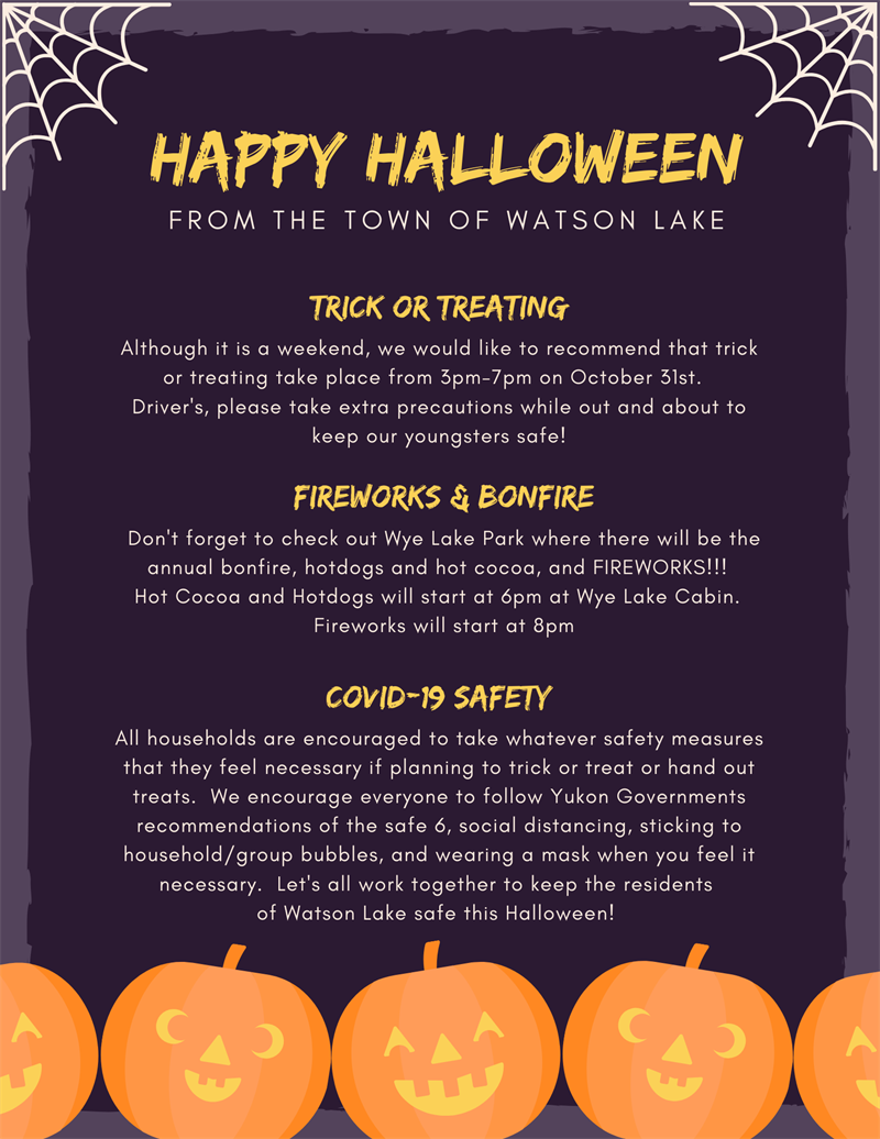 Annual Halloween Bonfire and Fireworks